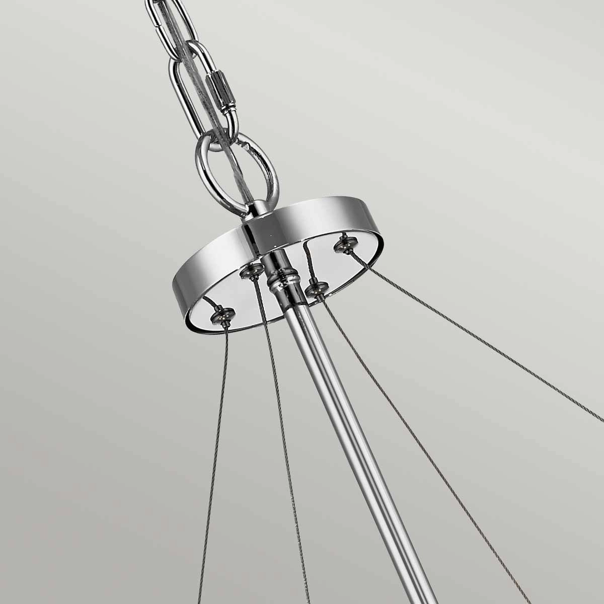 Piper 6 Light Polished Chrome Chandelier or Pendant