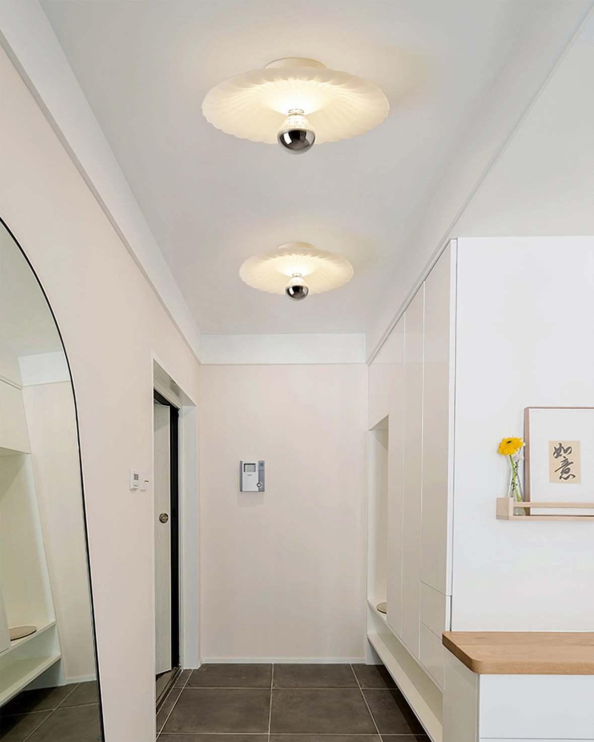 Pleated Ceiling Lamp