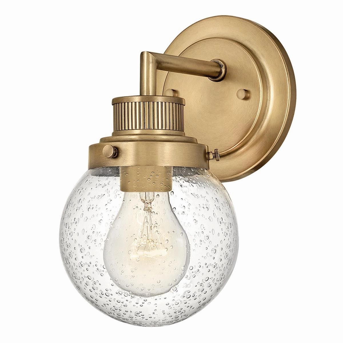 Poppy 1 Light Brass Bathroom Wall Light vintage desk lamp