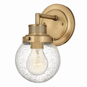 Poppy 1 Light Brass Bathroom Wall Light vintage desk lamp