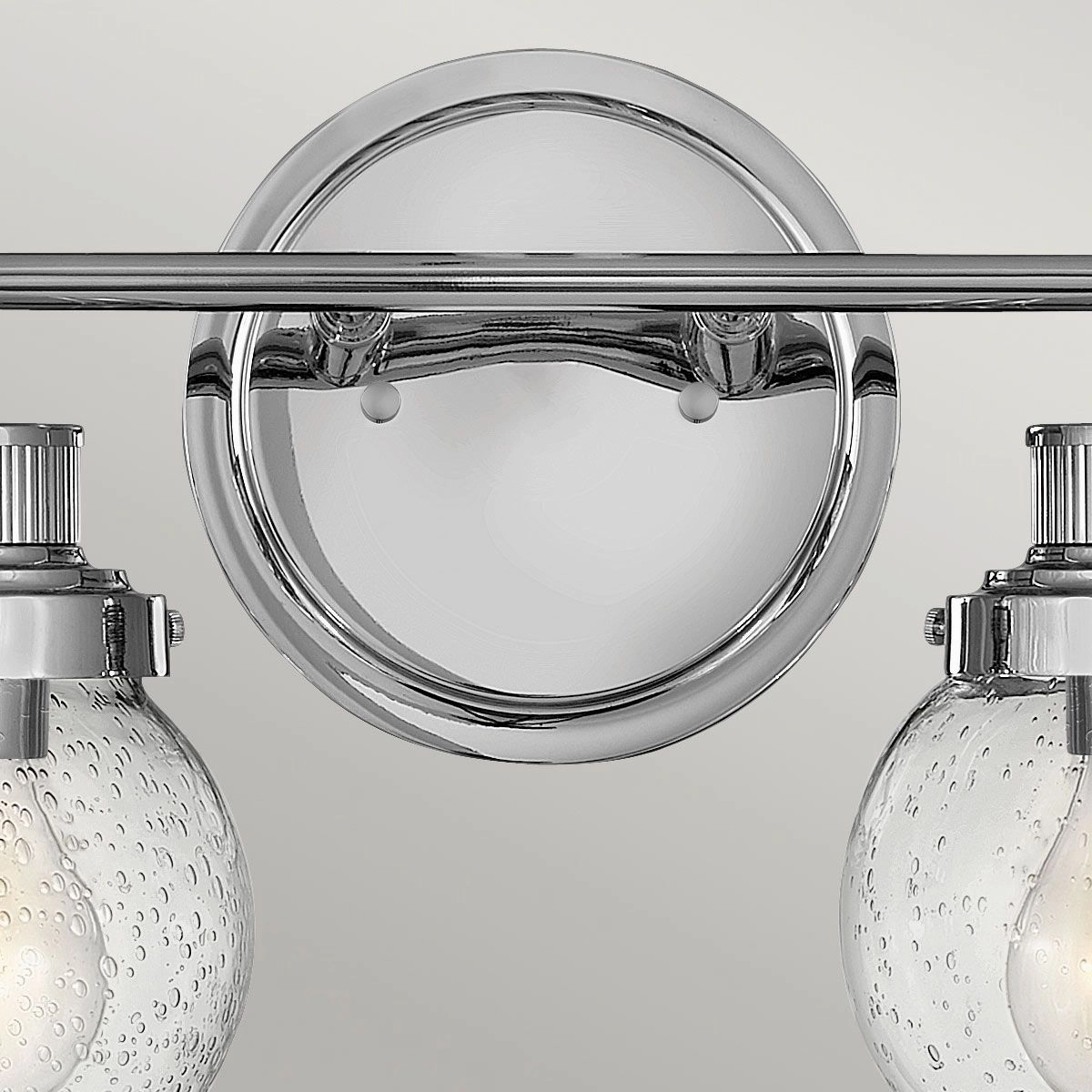 Poppy 2 Light Polished Chrome Bathroom Wall Light