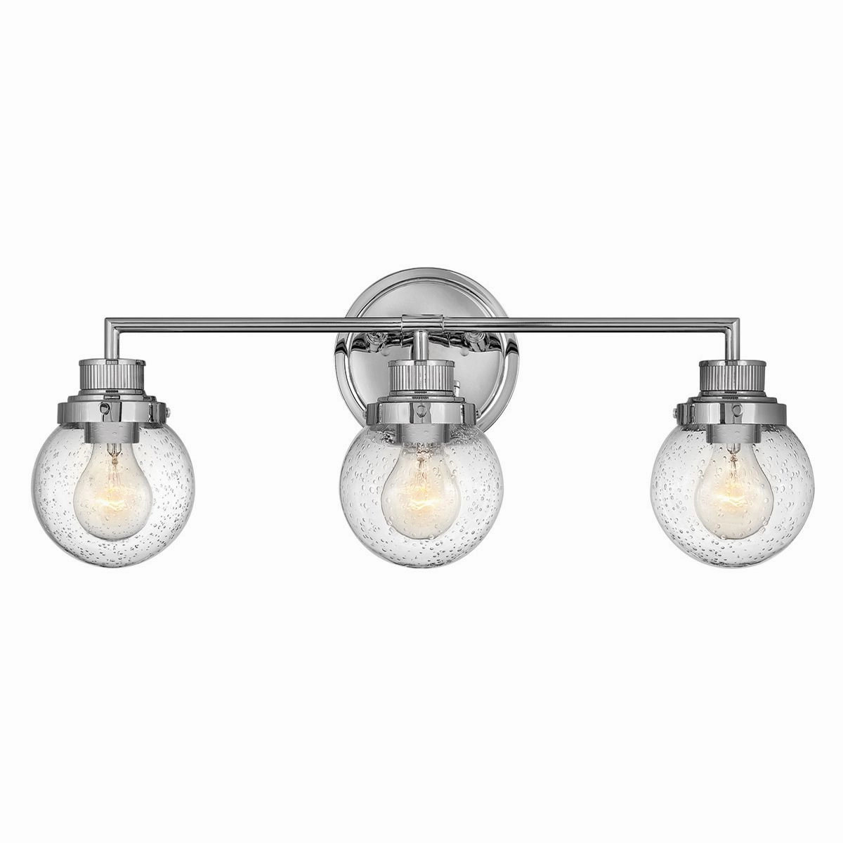 Poppy 3 Light Polished Chrome Bathroom Wall Light vintage desk lamp
