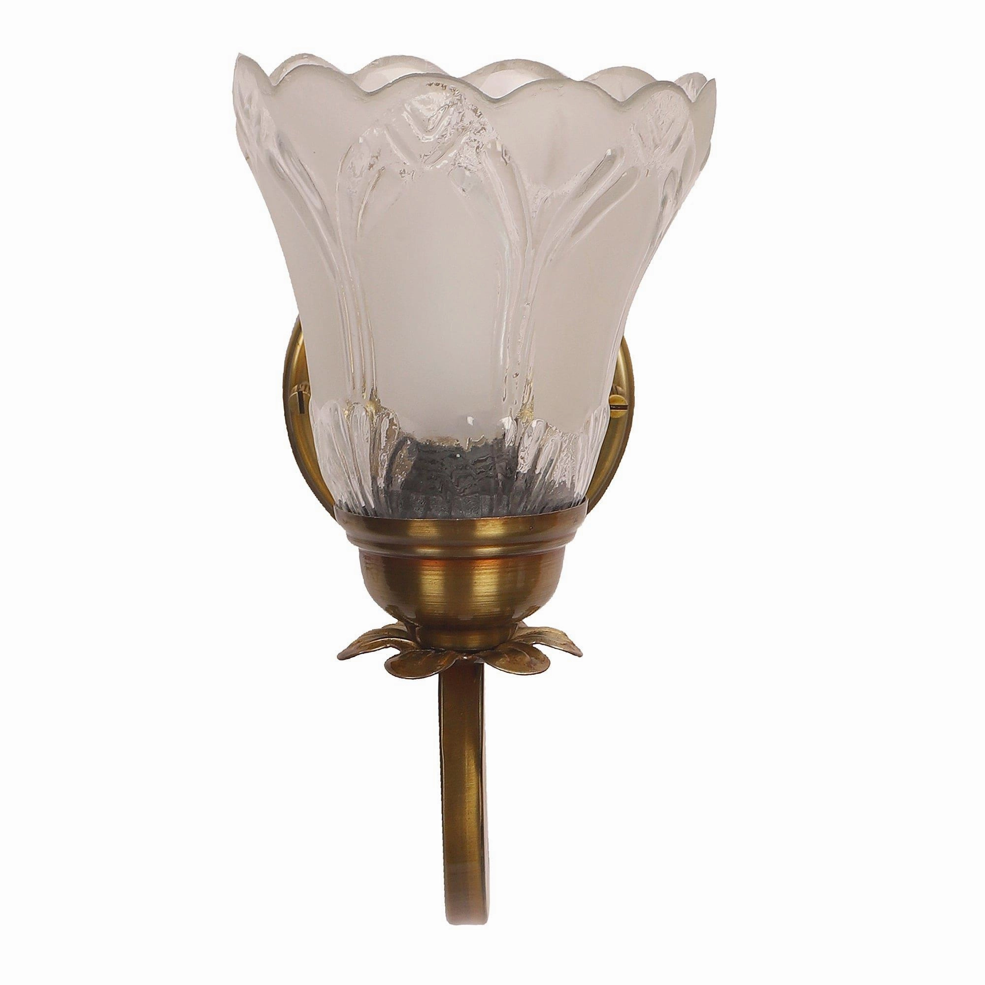 Prefect White And Gold Iron Wall Light