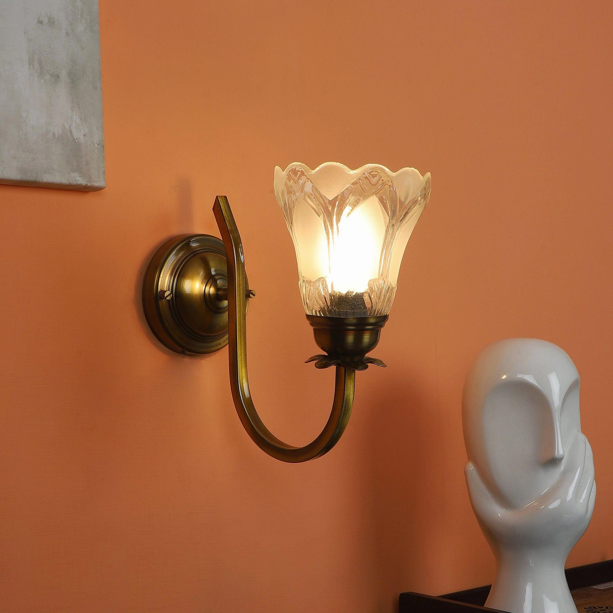 Prefect White And Gold Iron Wall Light decorative ceiling fixture