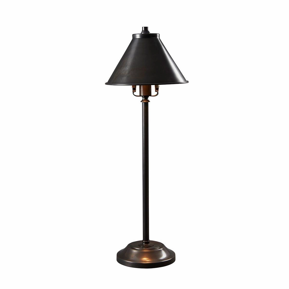 Provence 1 Light Bronze Stick Table Lamp Elstead Lighting energy-saving LED light