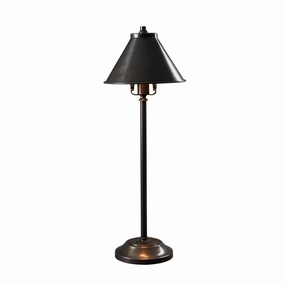 Provence 1 Light Bronze Stick Table Lamp Elstead Lighting energy-saving LED light