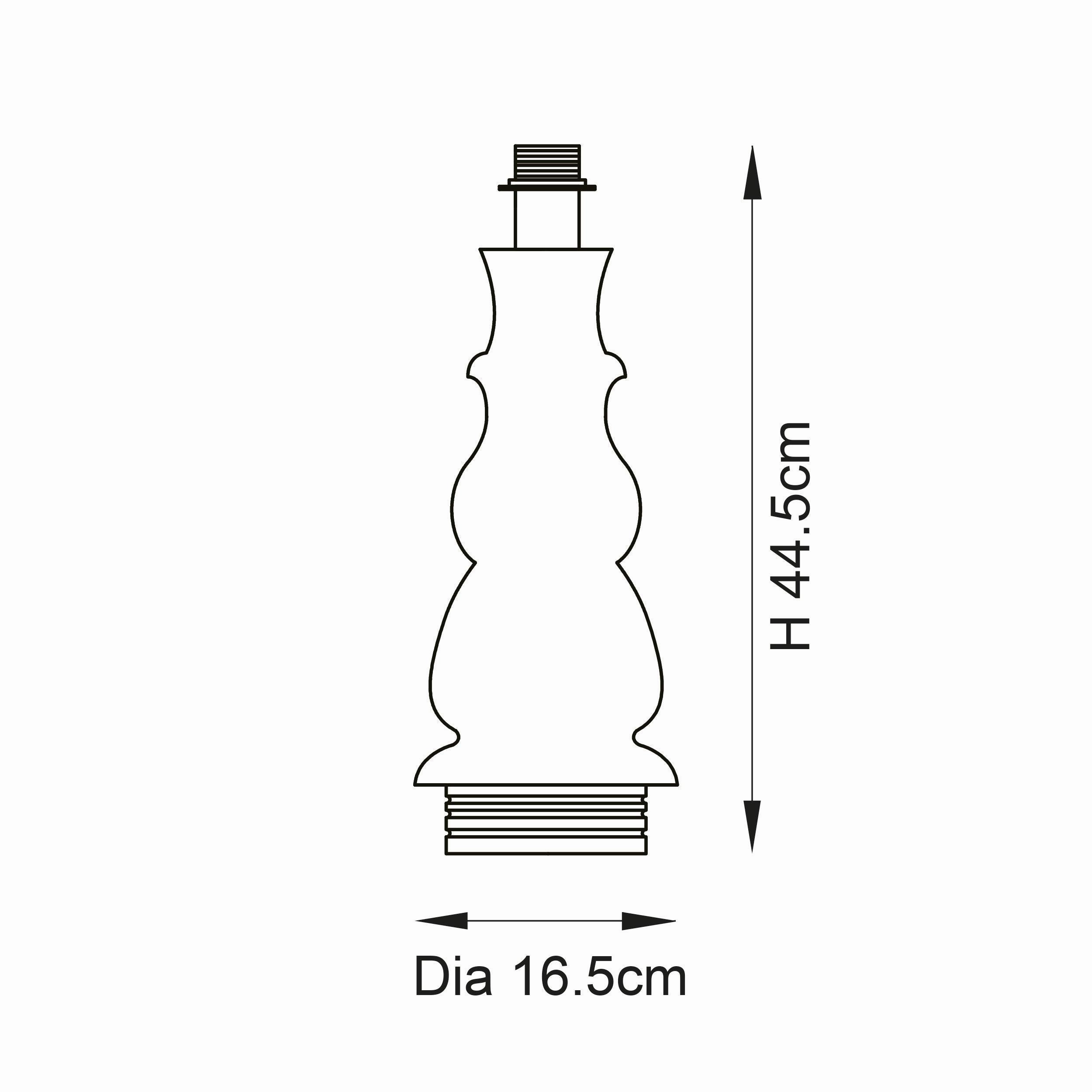 Provence 1 Light Ceramic Grey Table Lamp (Base Only)