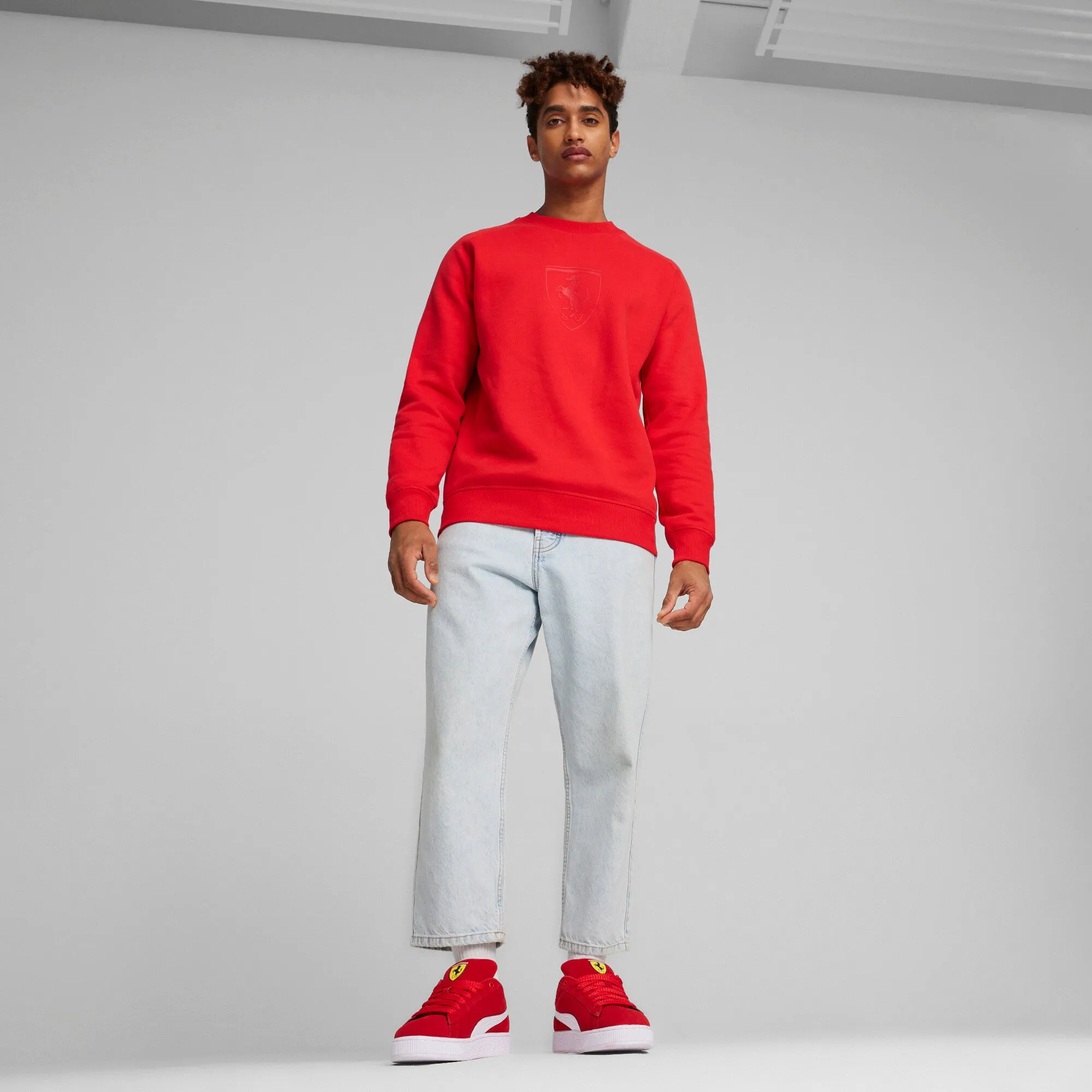 PUMA Men's Scuderia Ferrari Race Big Shield Motorsport Crew