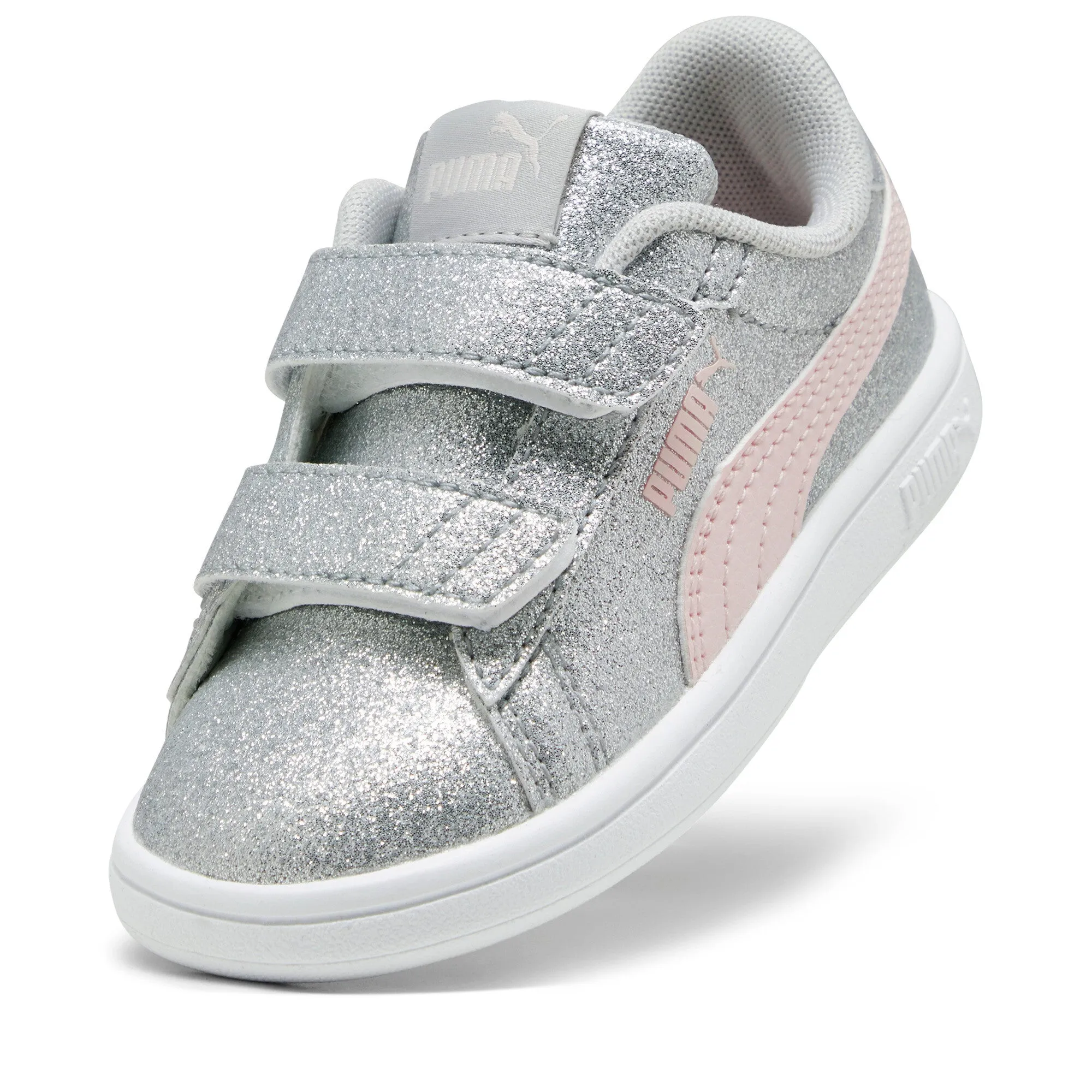 PUMA Toddler Girls' Smash 3.0 Glitz Glam Sneakers