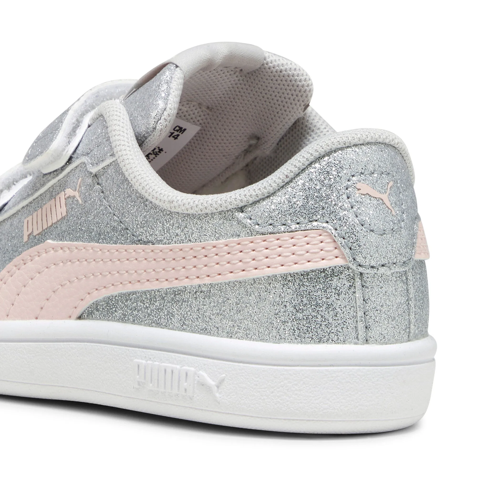 PUMA Toddler Girls' Smash 3.0 Glitz Glam Sneakers