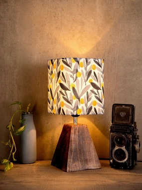 Pyramid Leafy Print Lamp decorative ceiling fixture