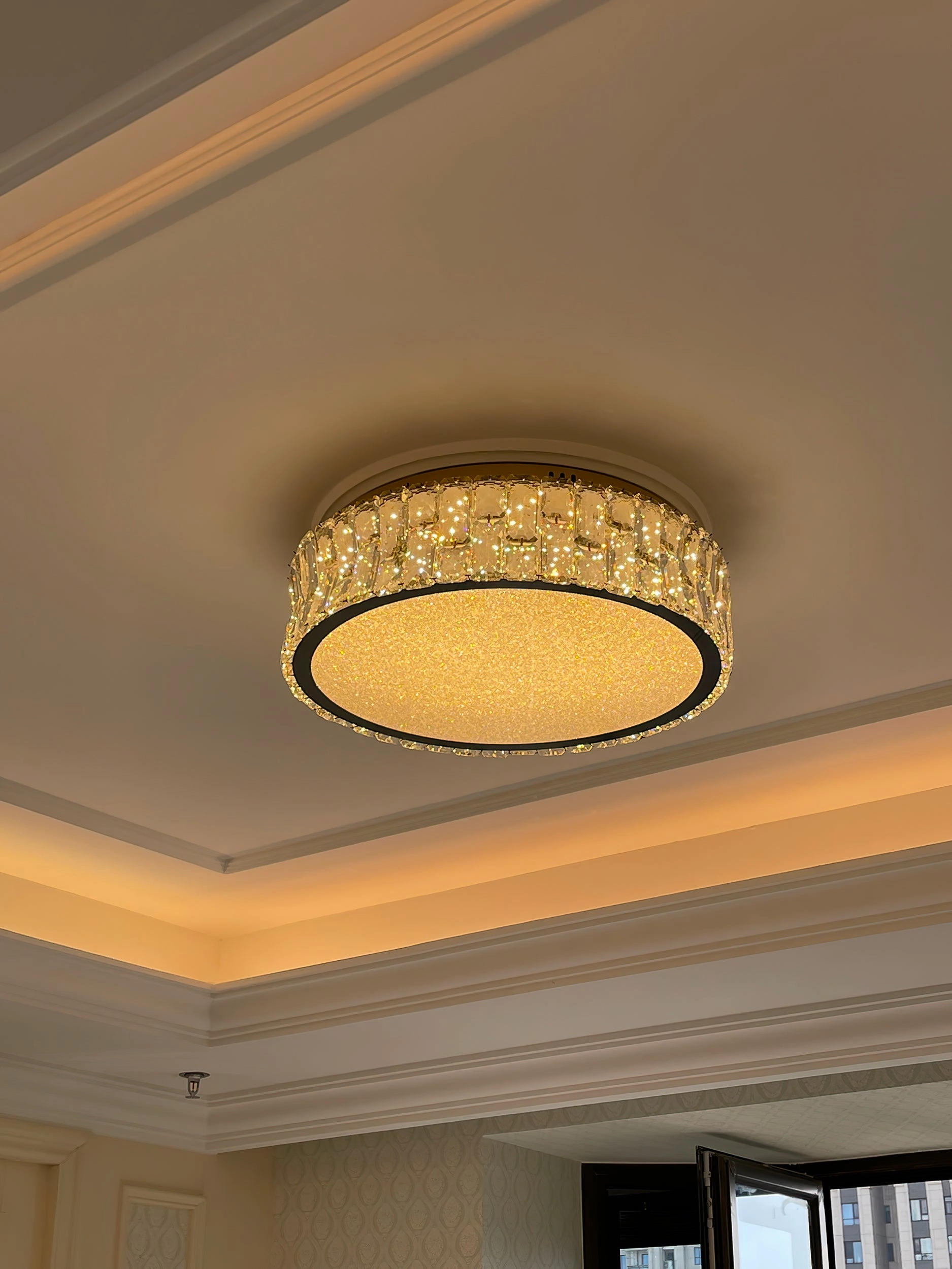 Quicksand Crystal Ceiling Lamp