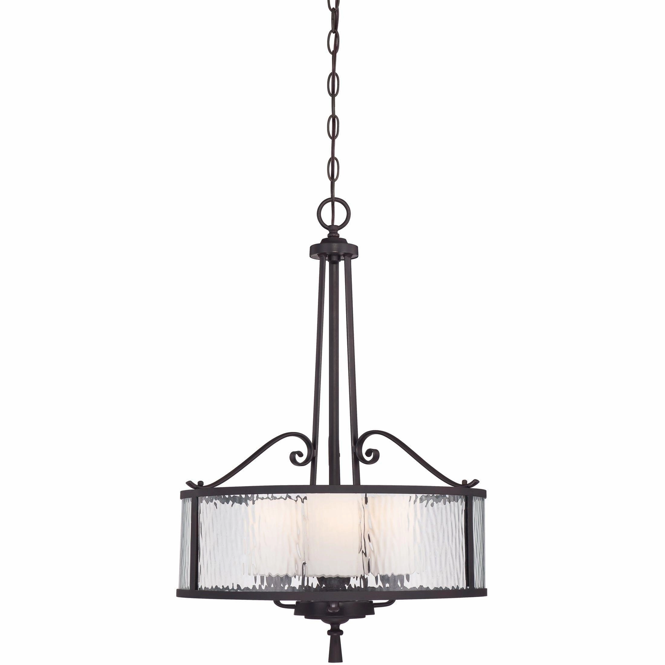 Quoizel Adonis 3 Light Dark Cherry Pendant Ceiling Light soft glow ceiling light