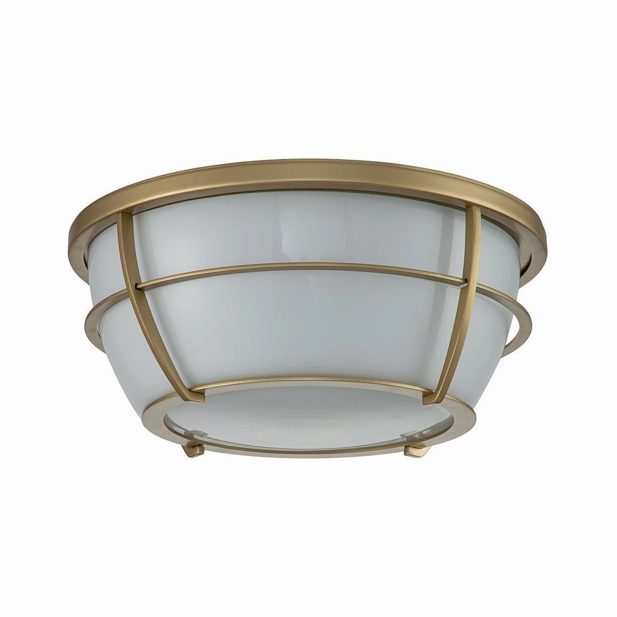 Quoizel Chance 2 Light Brass Bathroom Flush Mount
