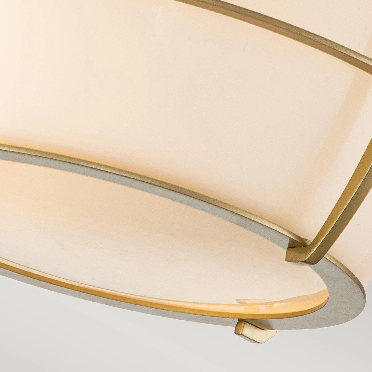 Quoizel Chance 2 Light Brass Bathroom Flush Mount