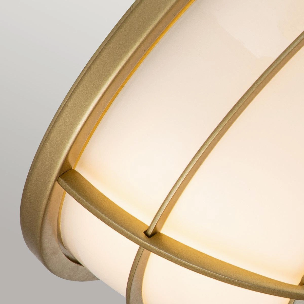 Quoizel Chance 2 Light Brass Bathroom Flush Mount