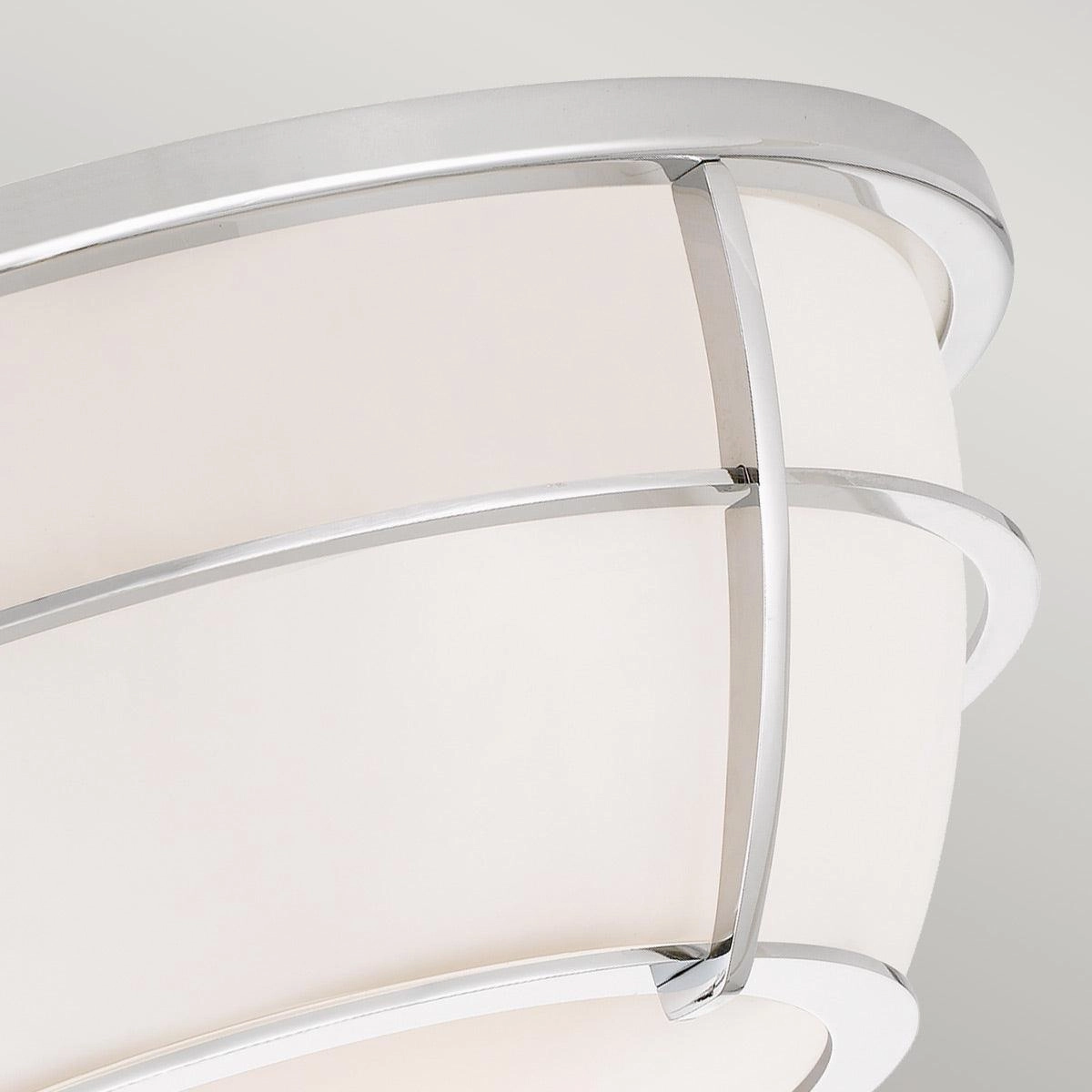 Quoizel Chance 2 Light Flush Chrome Bathroom Ceiling Light