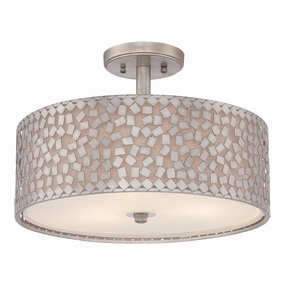 Quoizel Confetti 3 Light Semi-Flush Ceiling Light sleek LED ceiling lamp