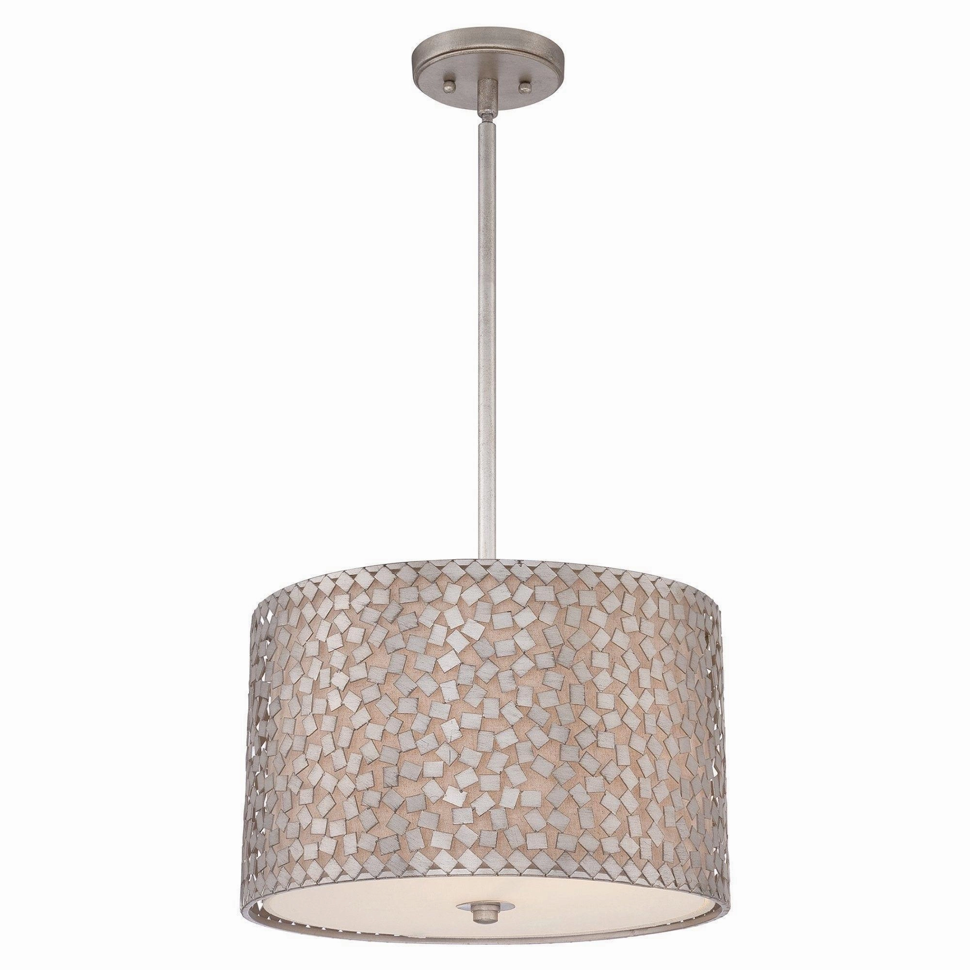 Quoizel Confetti Medium Old Silver Pendant Ceiling Light soft glow ceiling light