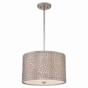 Quoizel Confetti Medium Old Silver Pendant Ceiling Light soft glow ceiling light