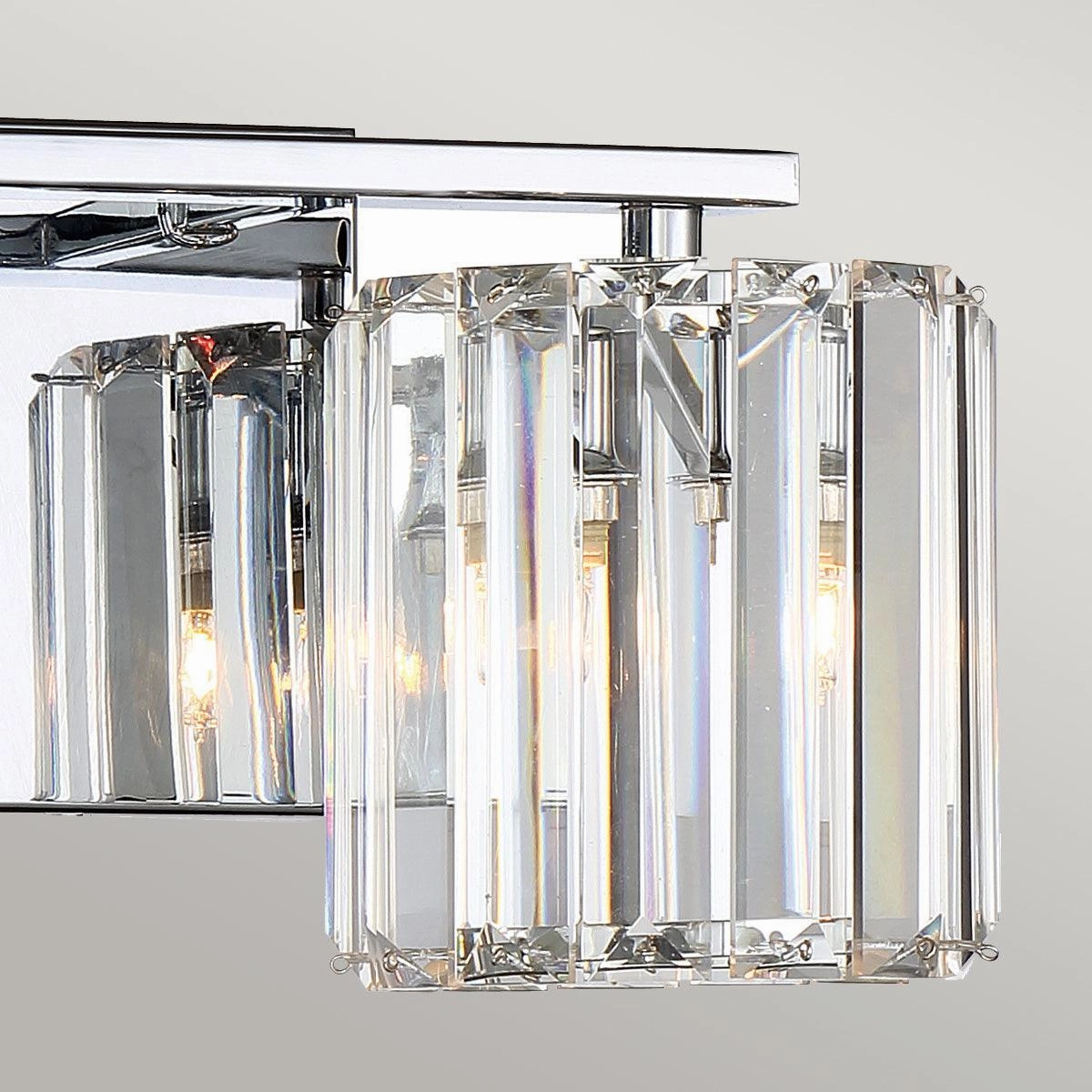 Quoizel Divine 2 Light Chrome Bathroom Wall Light