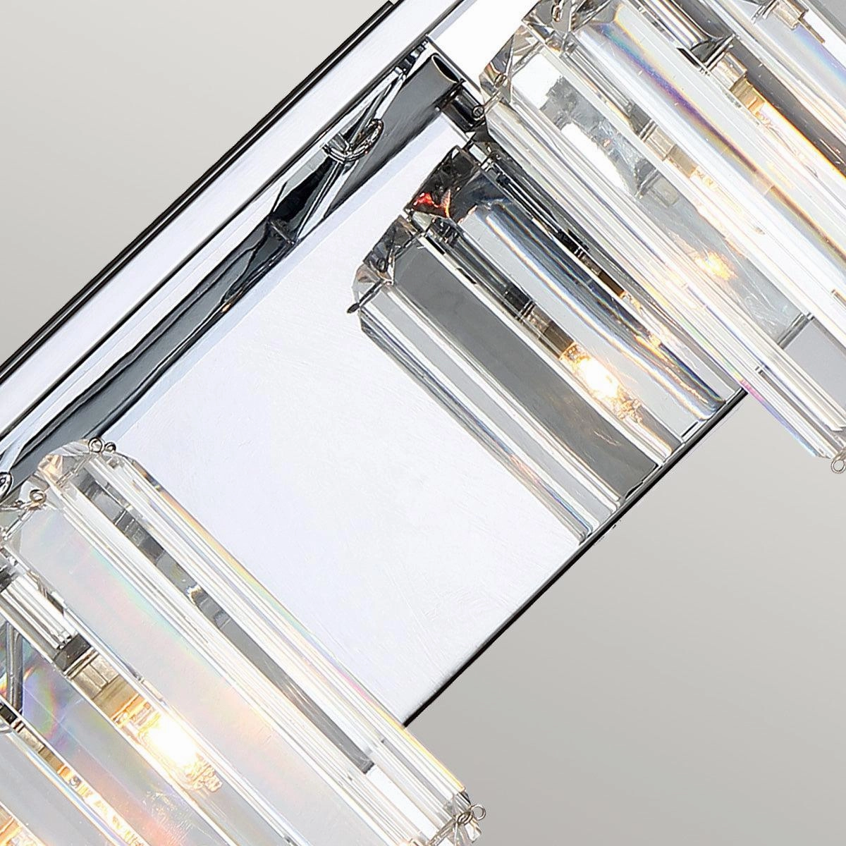Quoizel Divine 2 Light Chrome Bathroom Wall Light