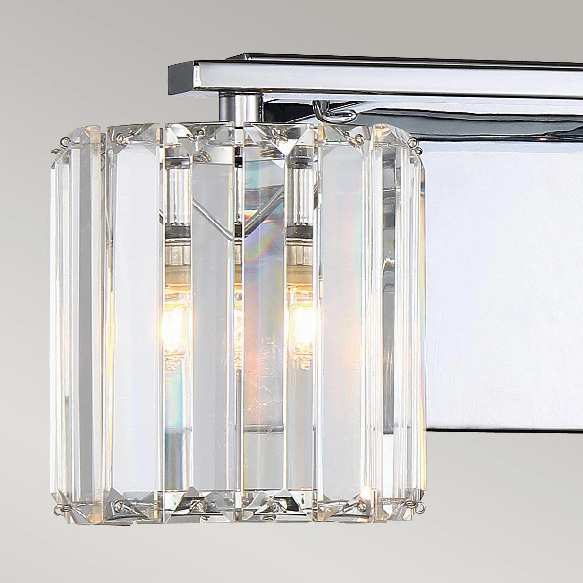 Quoizel Divine 2 Light Chrome Bathroom Wall Light