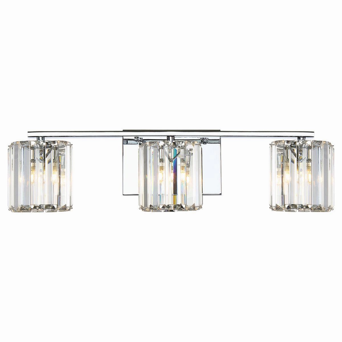 Quoizel Divine 3 Light Chrome Bathroom Wall Light vintage desk lamp