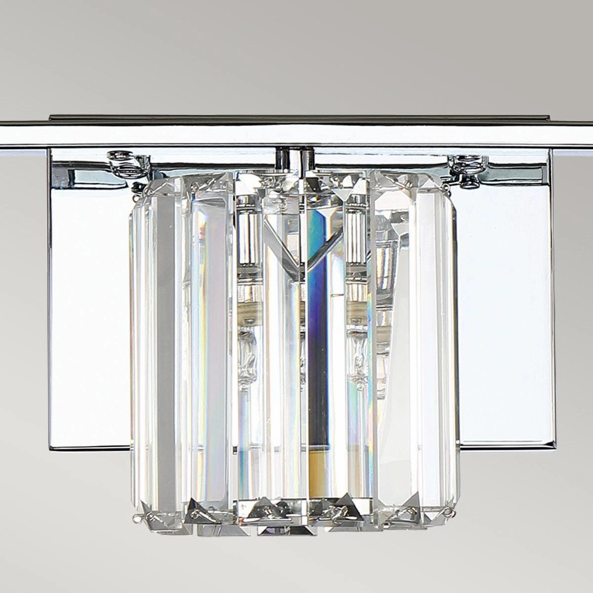 Quoizel Divine 3 Light Chrome Bathroom Wall Light