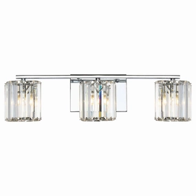 Quoizel Divine 3 Light Chrome Bathroom Wall Light vintage desk lamp