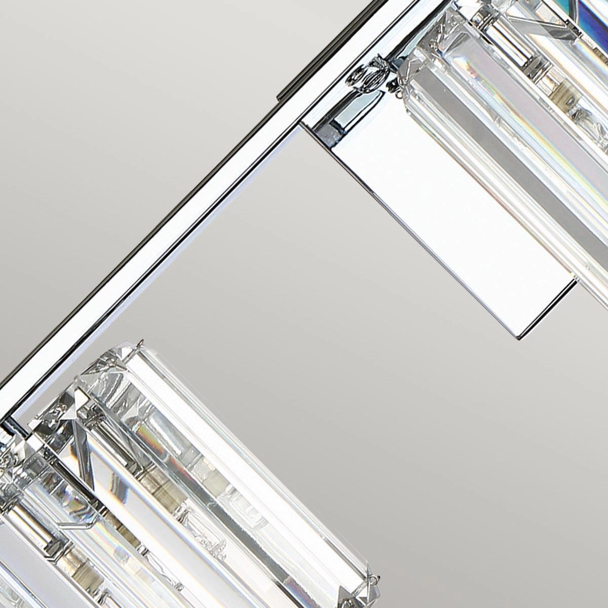Quoizel Divine 3 Light Chrome Bathroom Wall Light