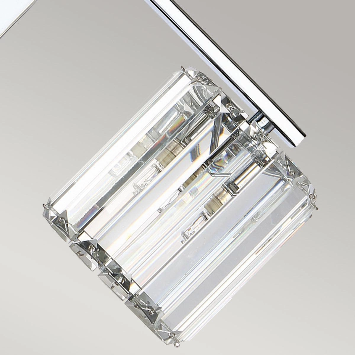 Quoizel Divine 3 Light Chrome Bathroom Wall Light