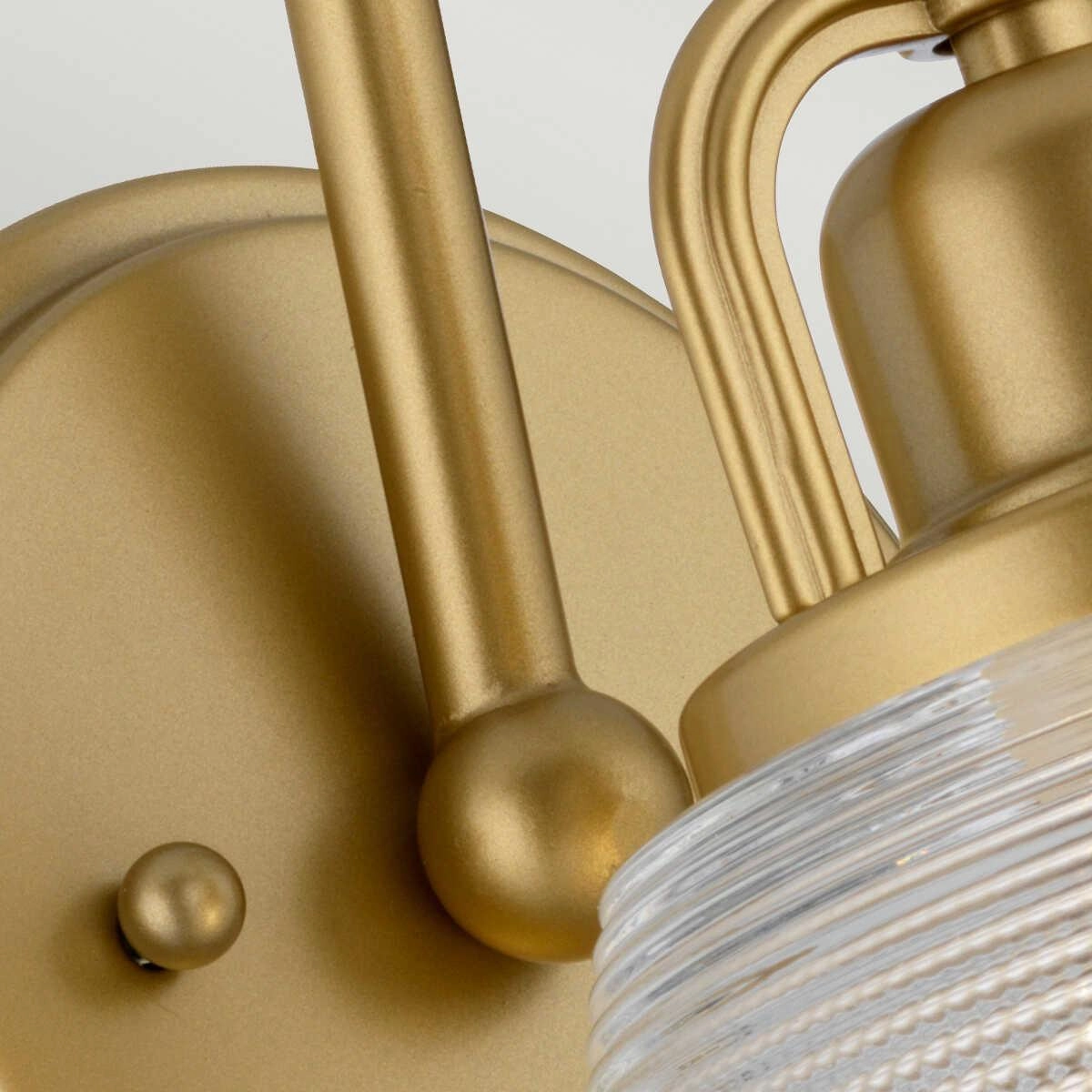 Quoizel Dublin 1 Light Natural Brass Bathroom Wall Light