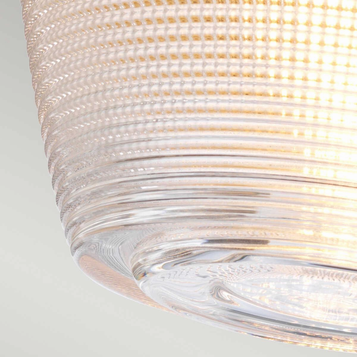 Quoizel Dublin 1 Light Semi-Flush - Painted Natural Brass