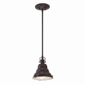 Quoizel Eastvale Bronze Mini Pendant Ceiling Light soft glow ceiling light