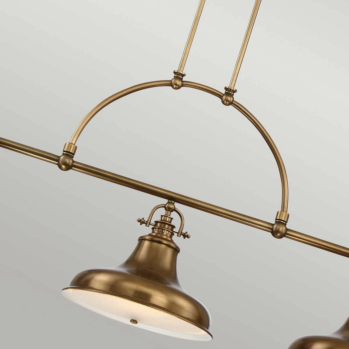 Quoizel Emery 3 Light Island Weathered Brass Chandelier