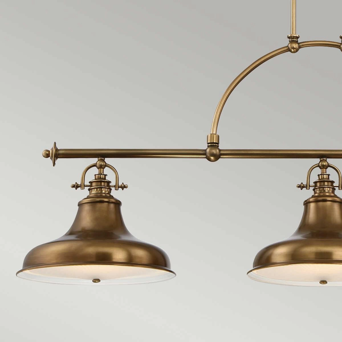 Quoizel Emery 3 Light Island Weathered Brass Chandelier