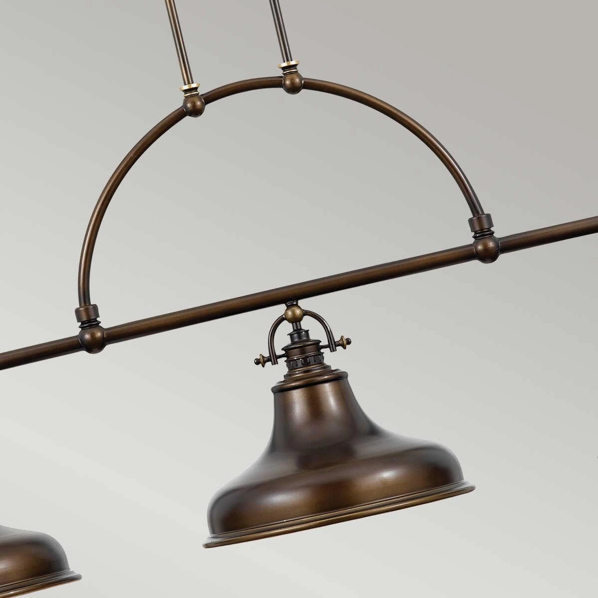 Quoizel Emery Bronze Island Ceiling Light