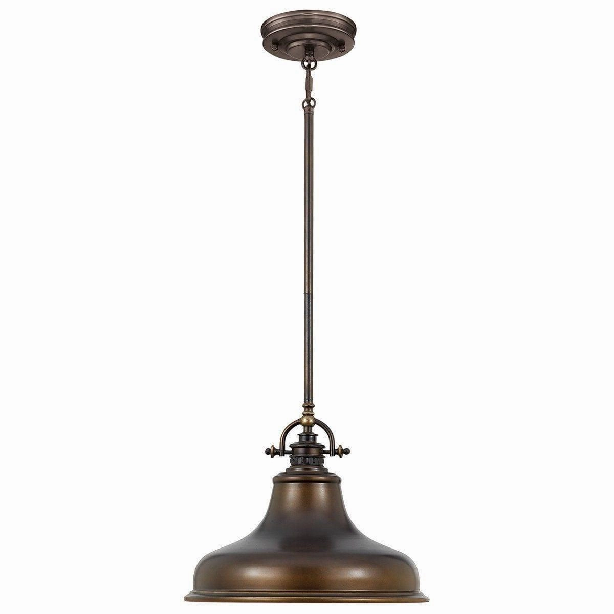 Quoizel Emery Medium Bronze Pendant Ceiling Light Elstead white ceiling lamp