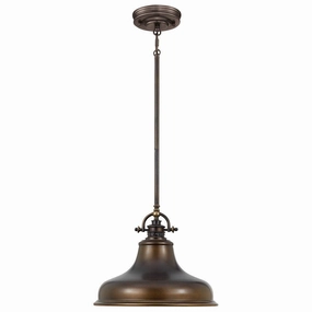 Quoizel Emery Medium Bronze Pendant Ceiling Light Elstead white ceiling lamp