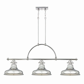 Quoizel Emery Silver Island Ceiling Light ambient ceiling fixture