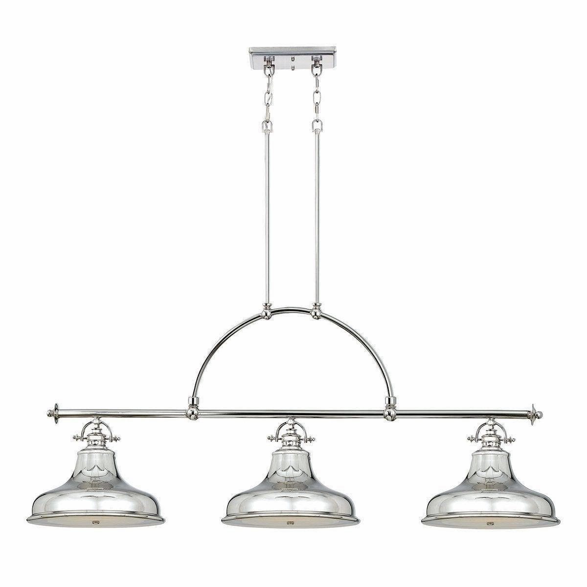 Quoizel Emery Silver Island Ceiling Light ambient ceiling fixture