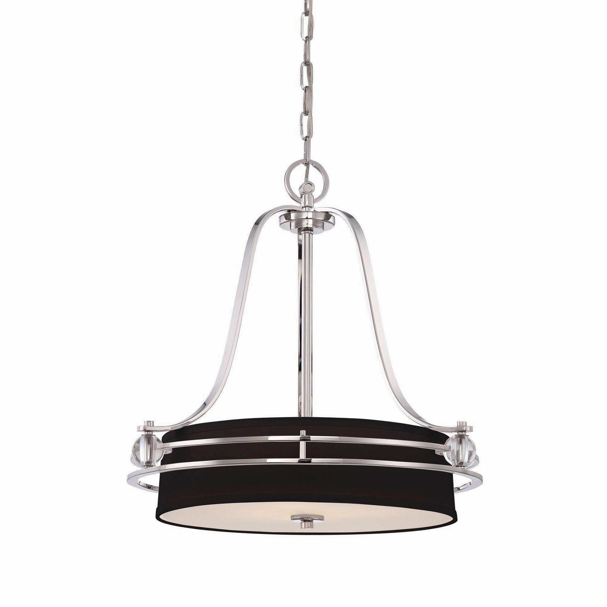 Quoizel Gotham 5 Light Imperial Silver Pendant Ceiling Light soft glow ceiling light