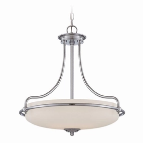 Quoizel Griffin Chrome 4 Light Ceiling Pendant sleek LED ceiling lamp