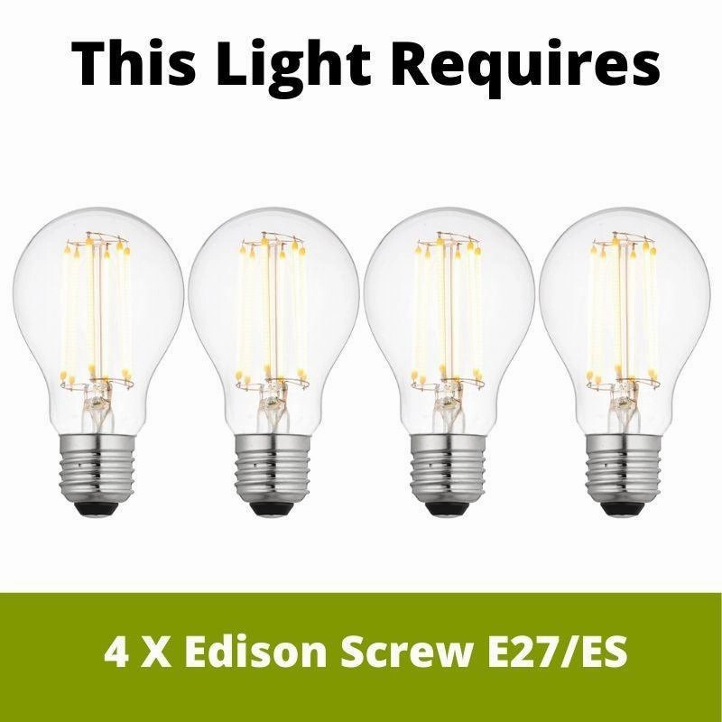 Quoizel Griffin Chrome 4 Light Ceiling Pendant