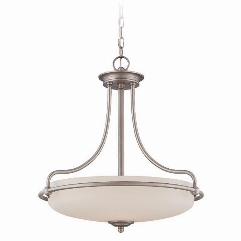 Quoizel Griffin Nickel 4 Light Pendant Ceiling Light sleek LED ceiling lamp
