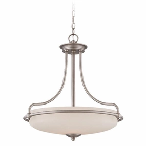 Quoizel Griffin Nickel 4 Light Pendant Ceiling Light sleek LED ceiling lamp