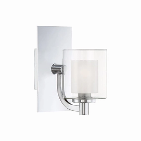 Quoizel Kolt 1 Light Chrome Wall Light vintage desk lamp