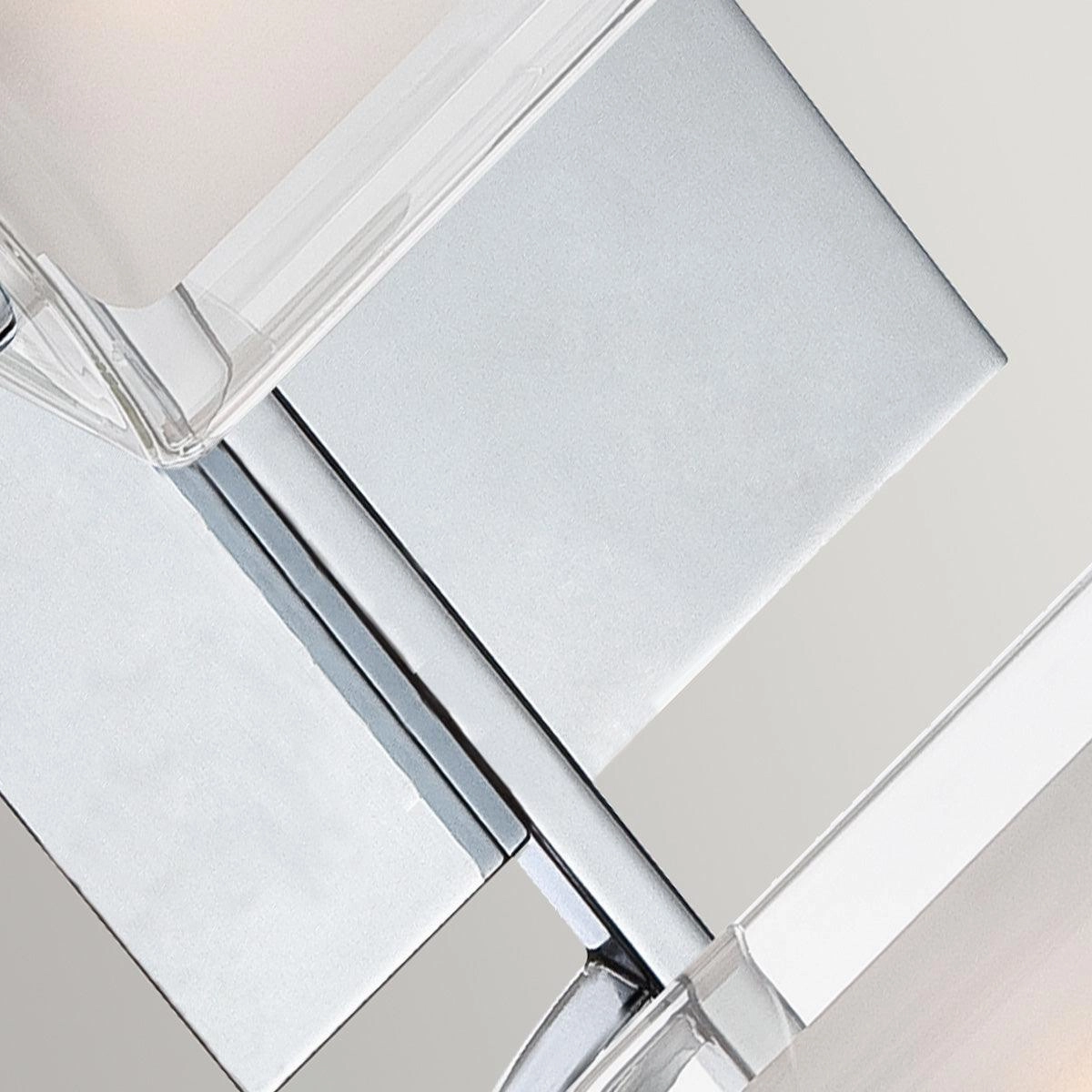 Quoizel Kolt 2 Light Chrome Wall Light - Glass Shades