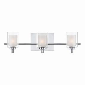 Quoizel Kolt 3 Light Chrome Wall Light vintage desk lamp